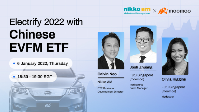 2022年用中國EVFm etf 注入电力，由Nikko Am x 富途SG（moomoo）