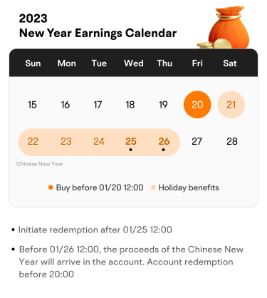 Don't miss the chance to earn even on Chinese New Year!