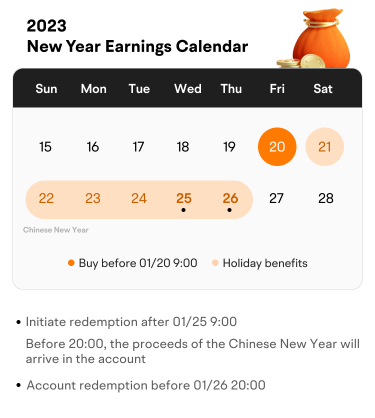 Don't miss the chance to earn even on Chinese New Year!