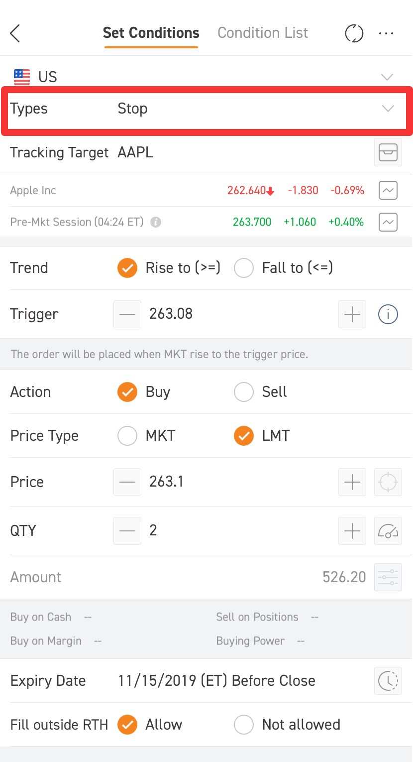 How to Set Stop Loss for a Trade? | Order Types on Moomoo