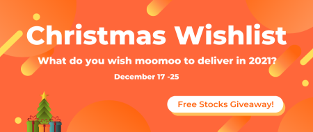 Ho-Ho Giveaway：你希望 moomoo 在 2021 年提供什么？