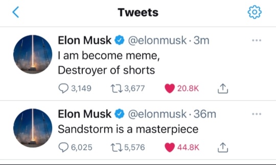 Elon Musk Has Spoken