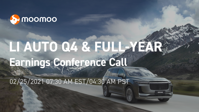 [UpcomingLive] Li Auto Q4 & Full-year Earnings Conference Call