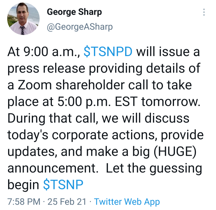 Press Release Scheduled for Tomorrow!!!