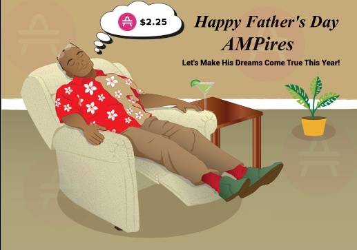 Happy Father's Day! AMC , Doge, AMP Token, CLNE