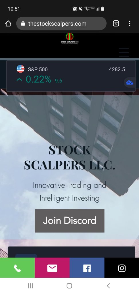 Stock Scalpers Project
