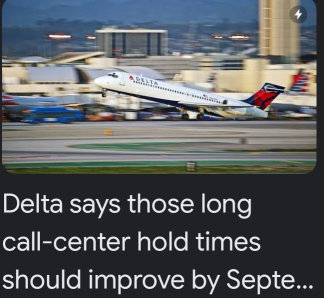 德爾塔航空把你帶到那裏。