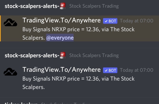 NRXP signals