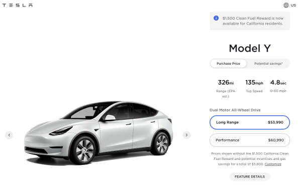 Tesla increased the Price of US Model Y and Model 3