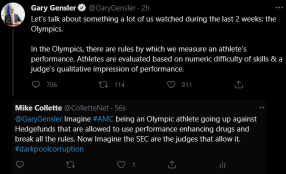 An Olympic Analogy to the AMC-GME  Ape-theletes
