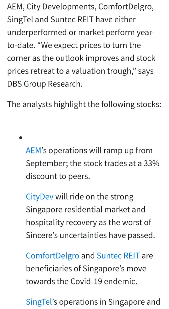 DBS going positive on AEM - dont say bojio.