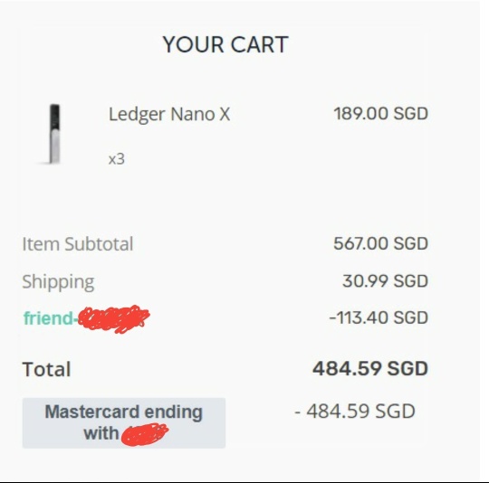 Hardware wallet Ledger Nano X arrival!