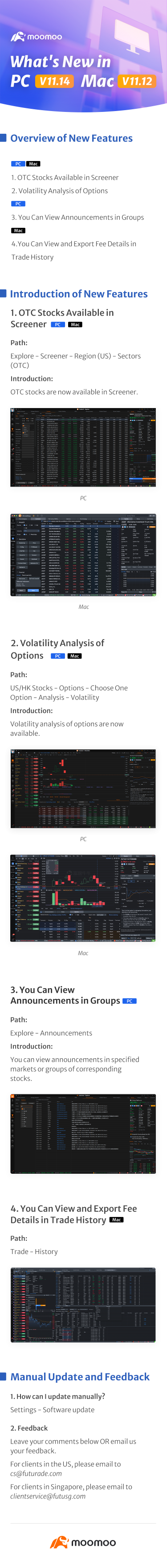 What's New: Volatility Analysis of Options Available in Both PC v11.14 & Mac v11.12