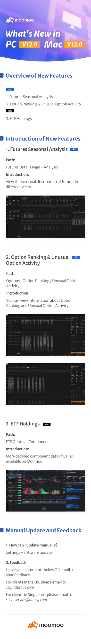 What's New: Option and ETF Related Updates Available in PC v12.0 & Mac v12.0