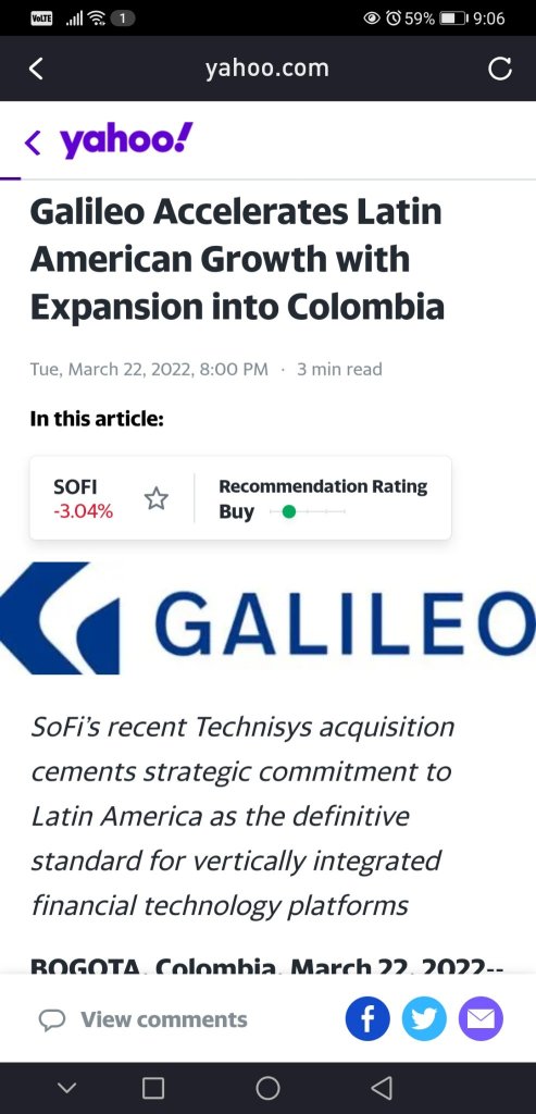 伽利略通過擴展到哥倫比亞加速拉丁美洲增長