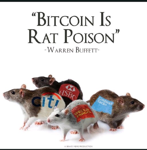 PoeWedIcke - Make sense now??? #Bitcoin/Warren Buffet