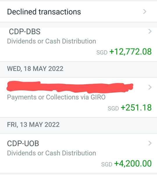 I like to receive dividends/not sell