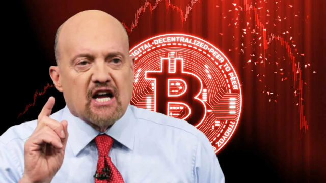 Jim Cramer Expects Bitcoin to Fall to $12,000