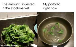 The situation with my greens right now 😅