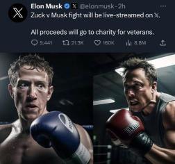 Zuck Vs Musk Fight Will Be Live-Streamed On X: Elon Musk Announces On Twitter