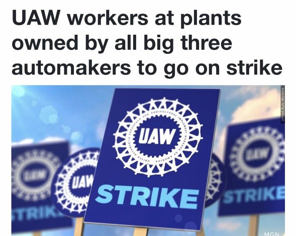 随着UAW罢工截止日期的临近，通用汽车提高了工资报价