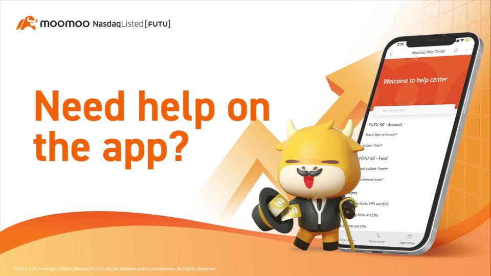 How to use the help center on moomoo？