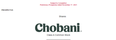 米国のヨーグルトブランドであるChobaniは、11月17日にSECに申請を行いました。シンボルCHOでNASDAQに上場する予定です。