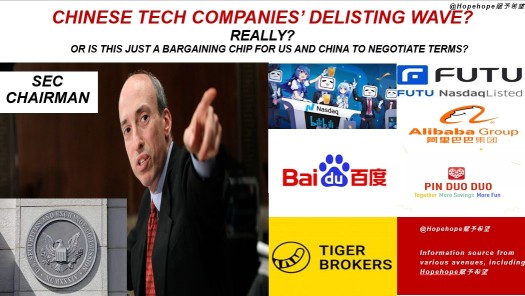 What can Chinese tech companies do for their US listing