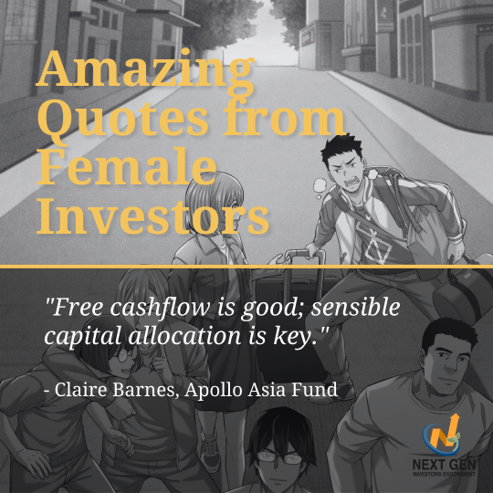 女性の方々、投資を始めましょう！