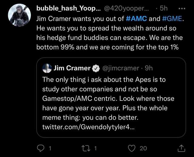 He says we can do better lol…well I think he can beg better!$AMC Entertainment (AMC.US)$ $GameStop (GME.US)$