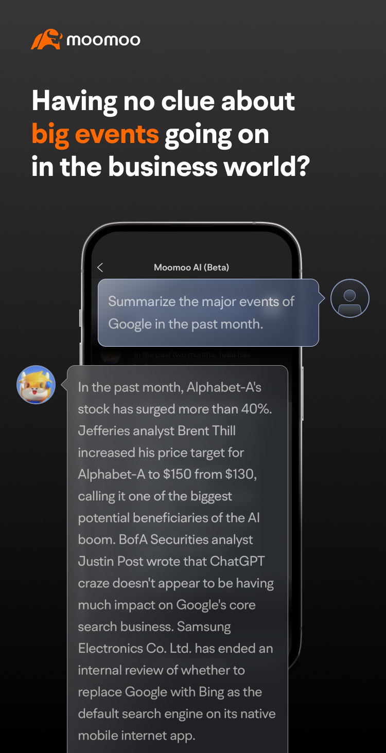 Optimize your trading experience with Moomoo AI!
