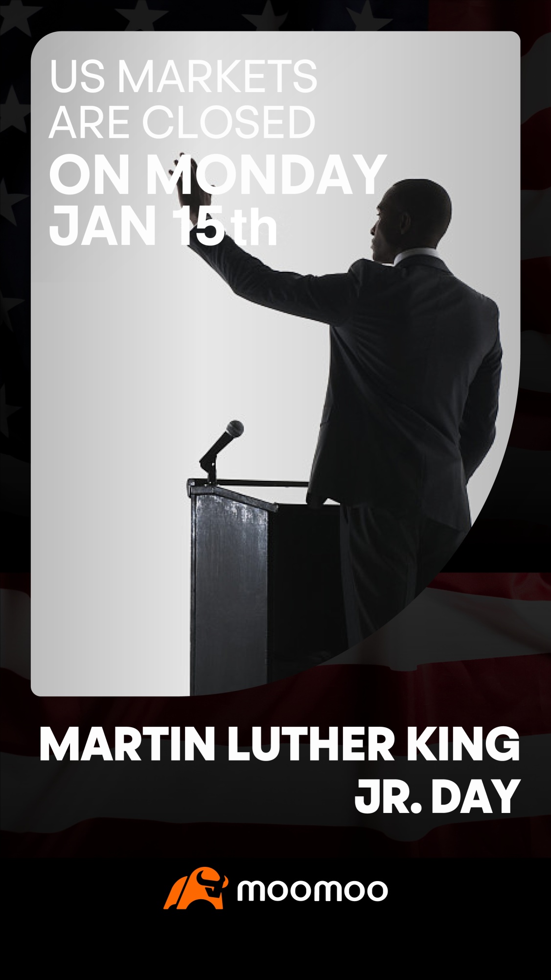 [US Market Closure Notice] Stock Markets Will Be Closed on Monday, January 15, for Martin Luther King, Jr. Day
