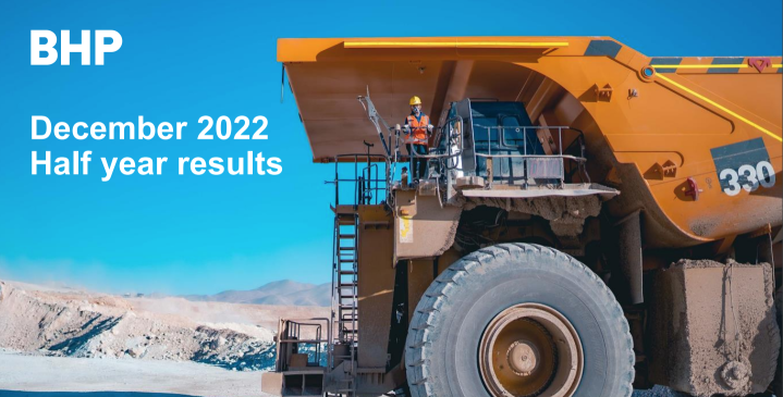 BHP Group H1 2023 Earnings Snapshot