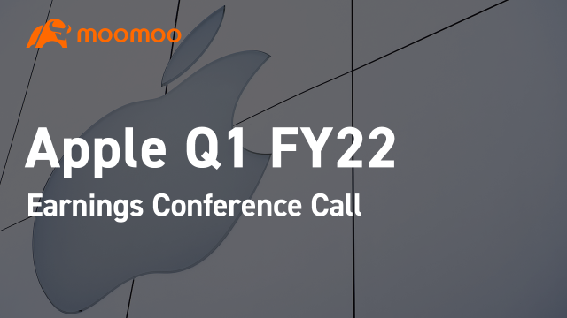 AAPL Q1 2022 Earnings Conference Call