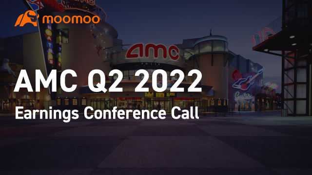 AMC 2022 年第二季度業績電話會議