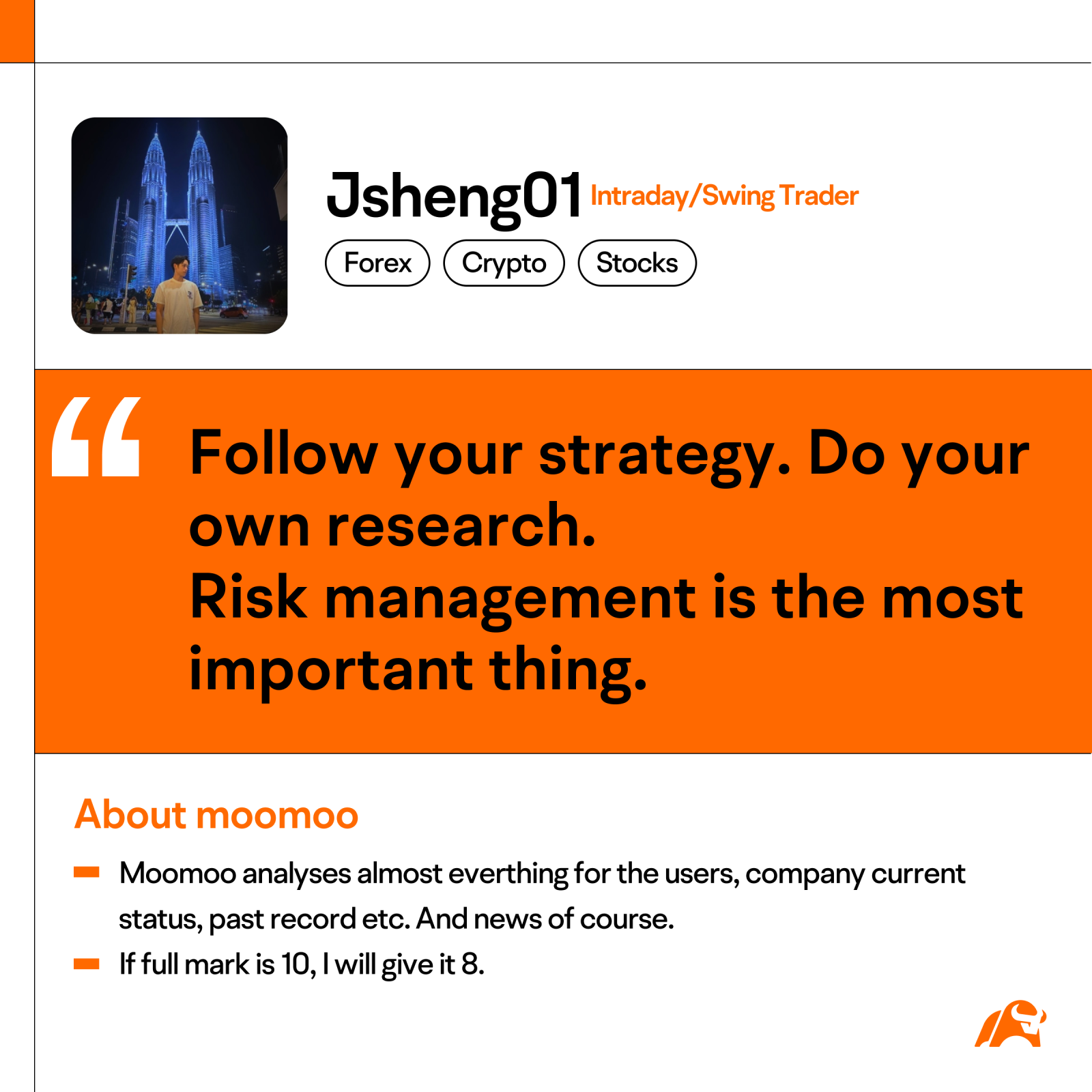 Mooers' Stories | From accidental entry to victory, unveiling @Jcheng01's Paper Trading Competition journey