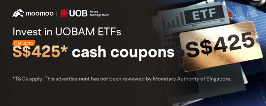 Trade Selected ETFs and get up to S$425* cash coupons