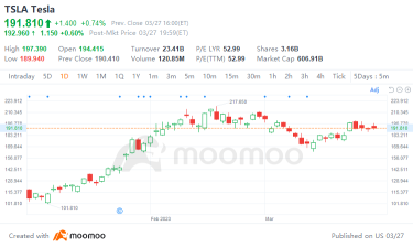 特斯拉交貨數據即將到來！根據目標價格的潛在上升 43% ^。