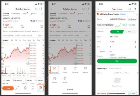 Hedge with Options series-Option Papertrade