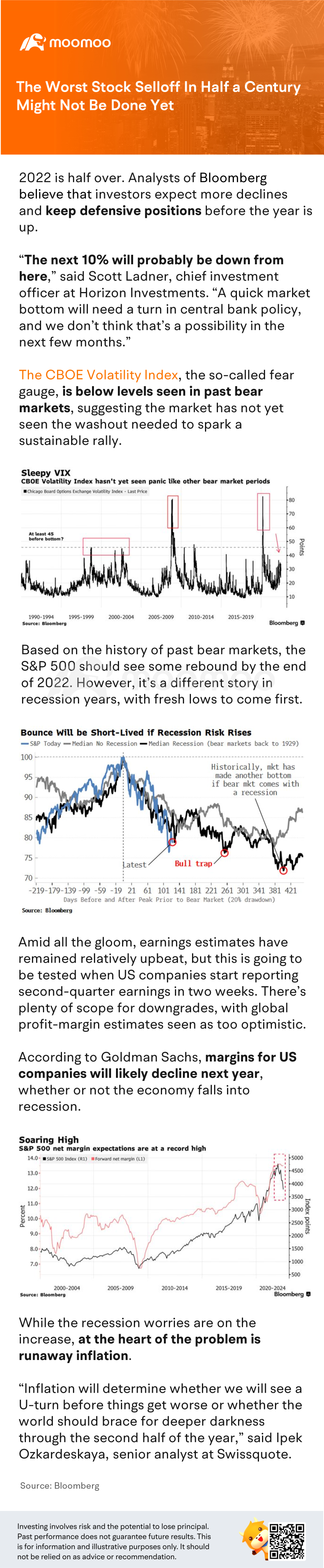 半個世紀以來最嚴重的股票拋售可能還沒有結束
