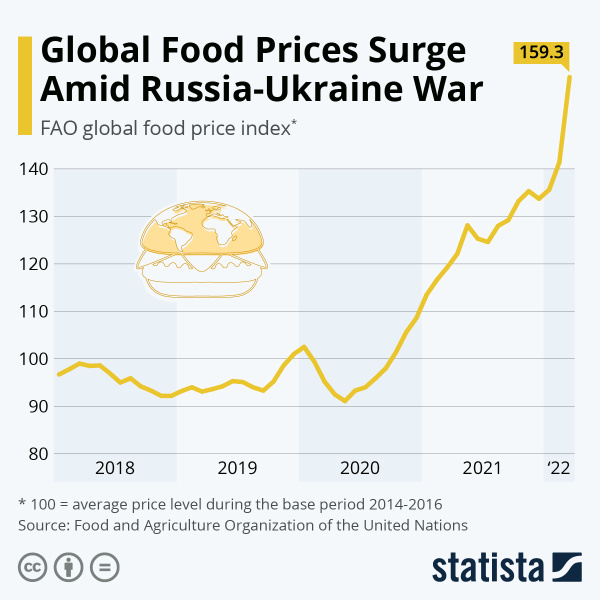 Global food prices hit record high, which stocks benefit from it?