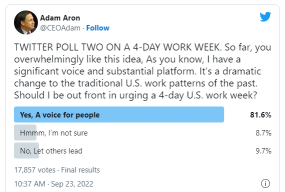 AMC CEO Adam Aron Takes Up the Four-Day Work Week. What Do You Think?