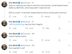 Vote Now | Elon Musk calls ESG &#039;is a scam&#039;. What do you think?