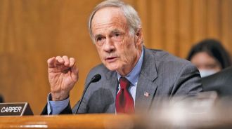 Senator Thomas Carper disclosed he profited shorting the US economy.