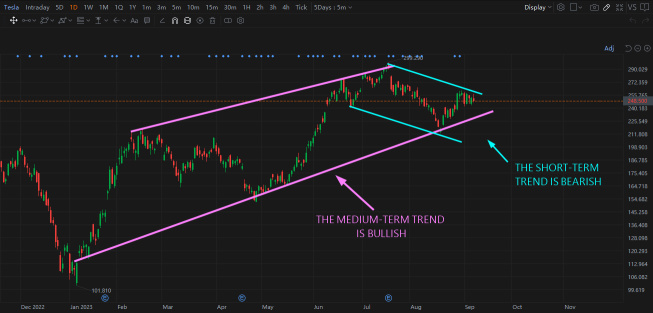 Potential Swing Trade Opportunity With TSLA