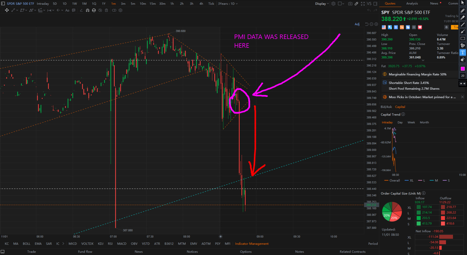 Economic Data vs. Technical Analysis