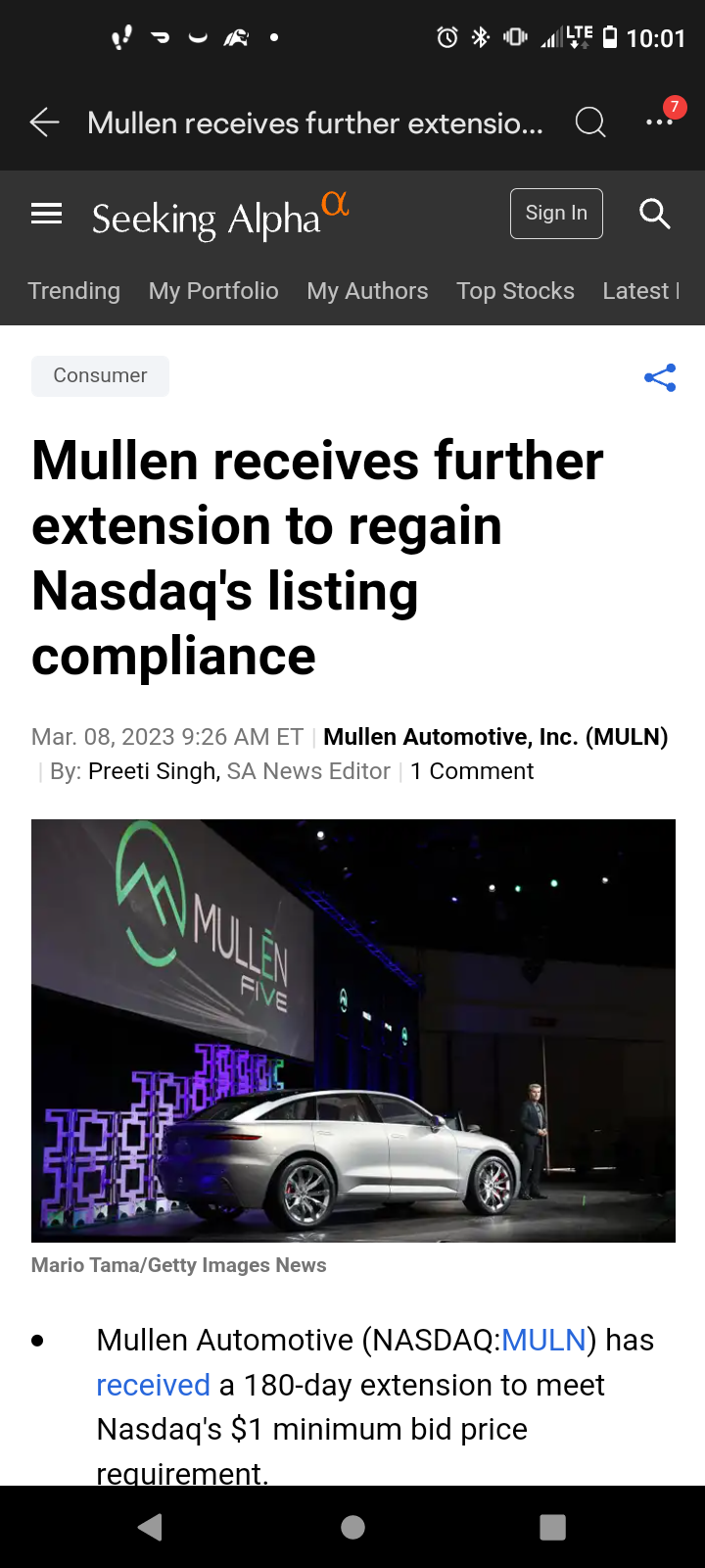 $Mullen Automotive (MULN.US)$ bullish right? 🤔​