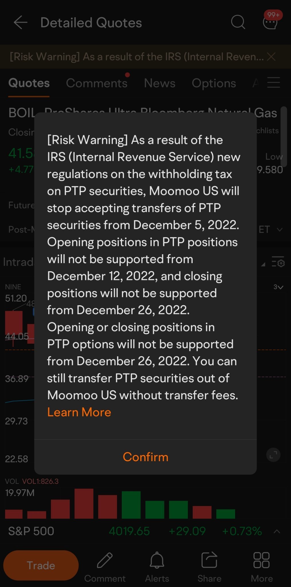 $两倍做多彭博天然气ETF-ProShares (BOIL.US)$ 卧槽？！