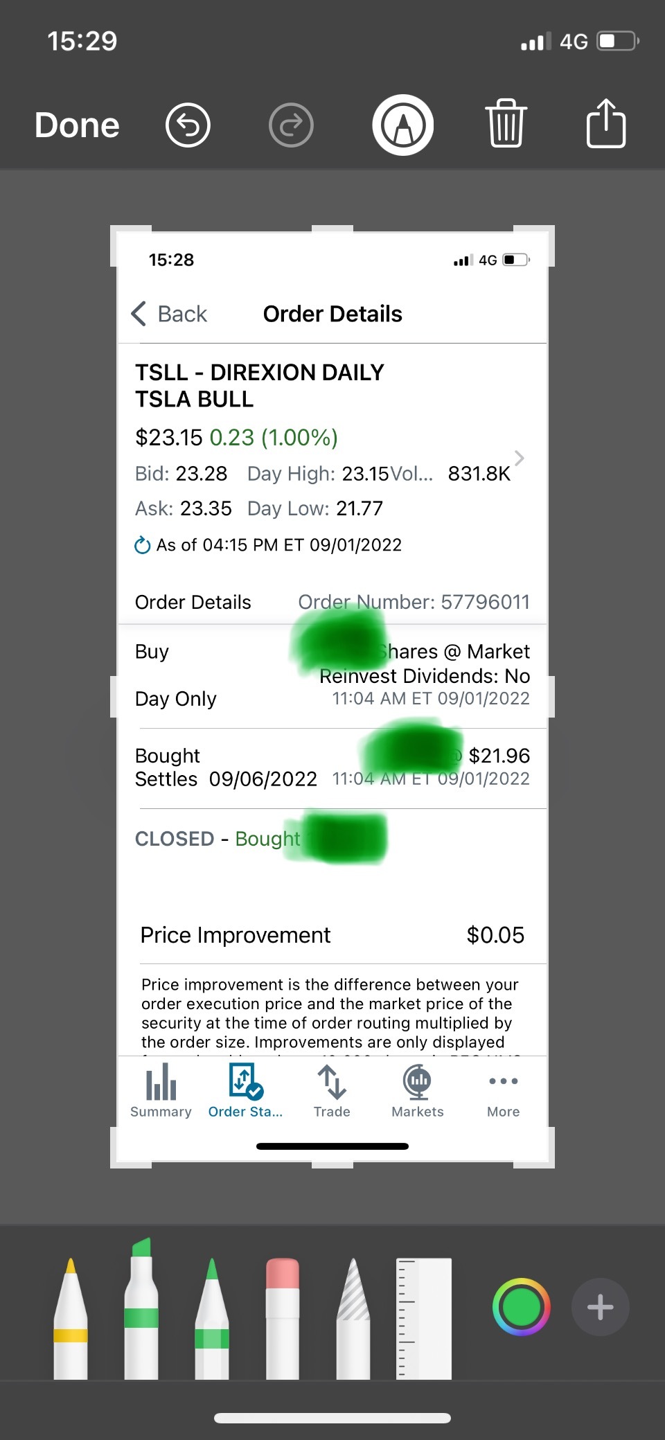 $特斯拉 (TSLA.US)$ 與賠率（和較短者）相比的出色交易日。目前尚未賣出售以 21.96 點購買的 TSLL。售後市場還是明天，因為在最後一個常規分鐘內很努力。👏👏👏 對我來說 😂