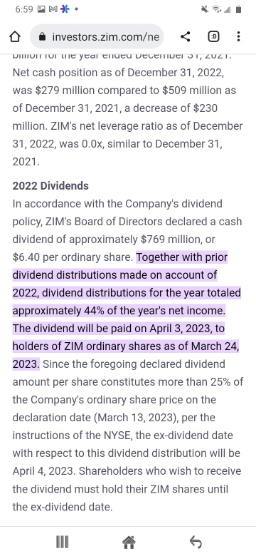 note to self...must acquire shares by March 24 and must hold to April 4 ex-dividend date for this Dividend